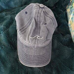 Unbranded Men's or Women’s Washed Navy Wave Baseball Cap